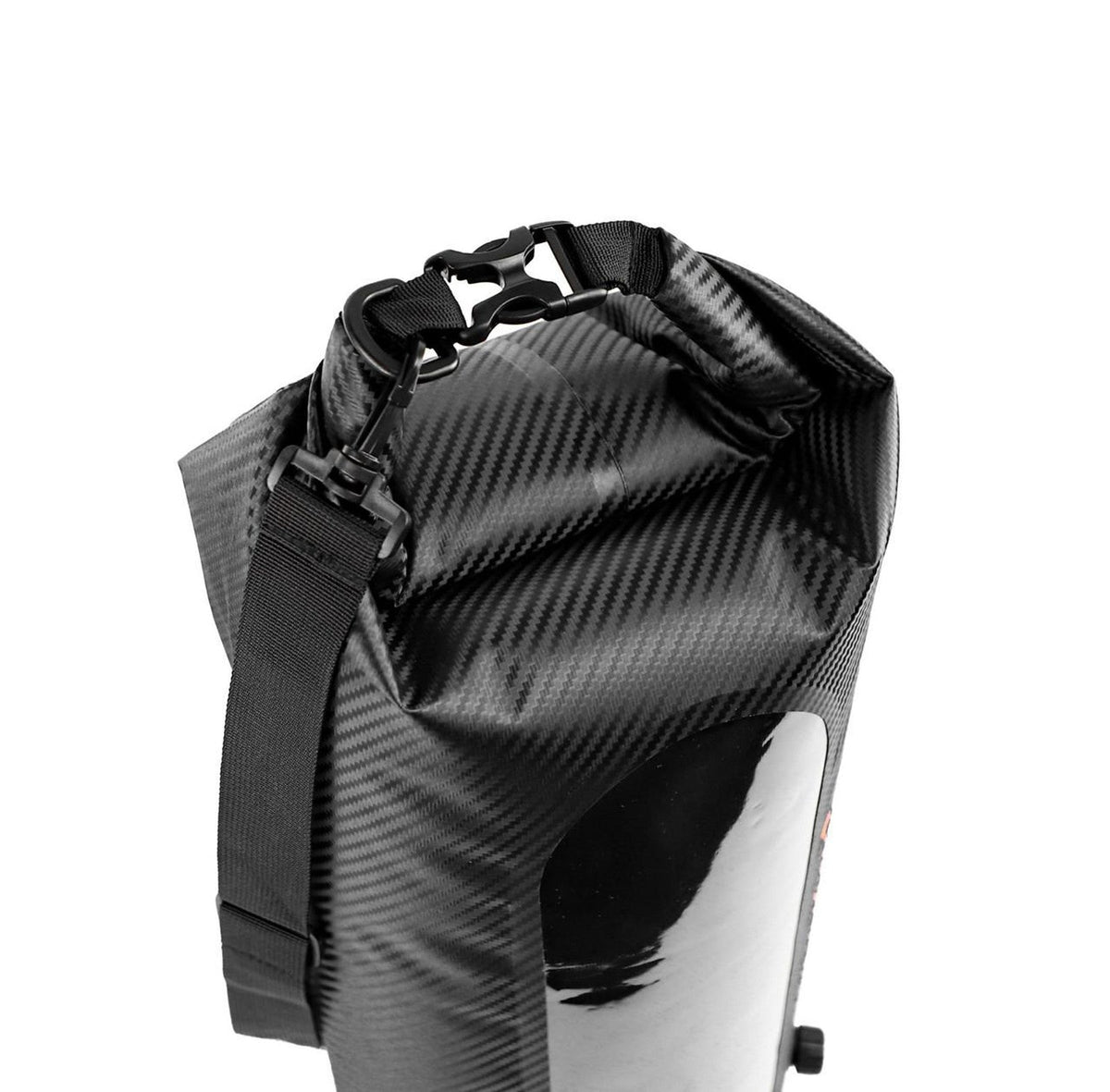 20L HD Roll-Top Drybag with Air Valve, Black Carbon
