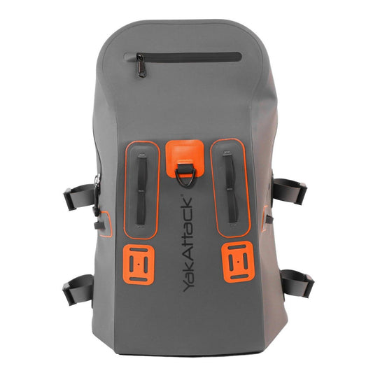 28L BackWater DryPak, Waterproof Backpack, Grey/Orange