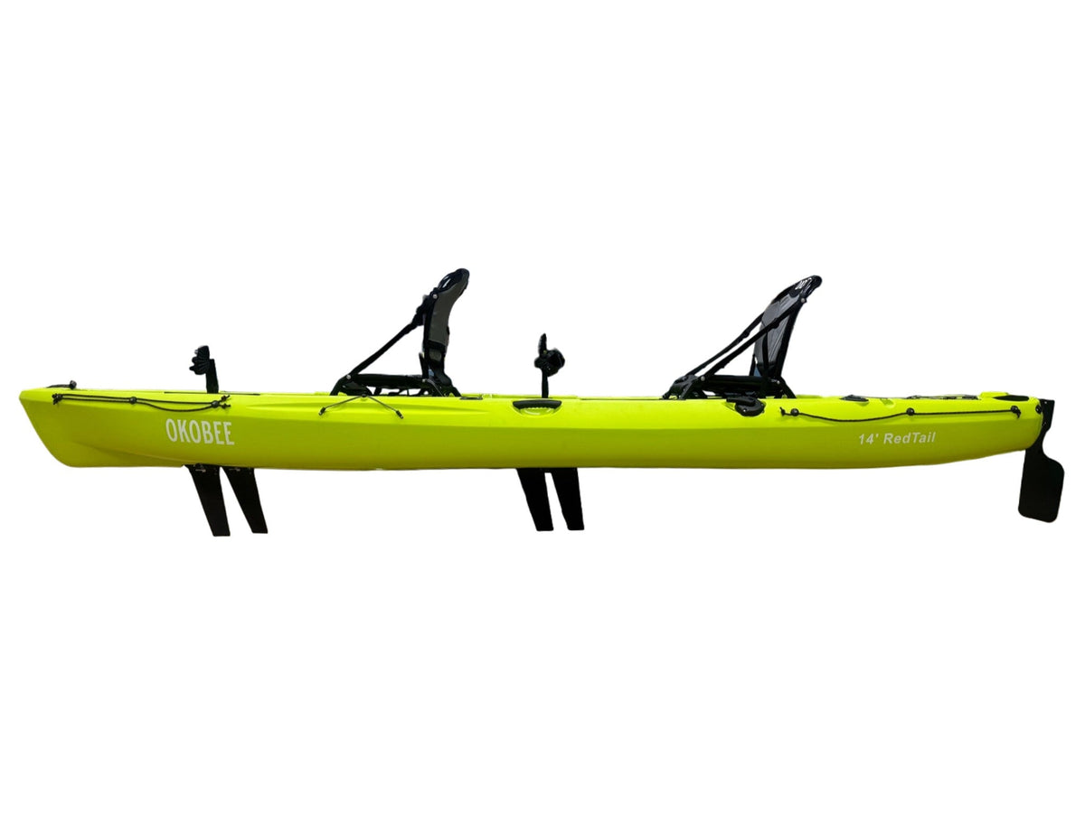 14' Okobee RedTail Tandem Fin Drive Kayak