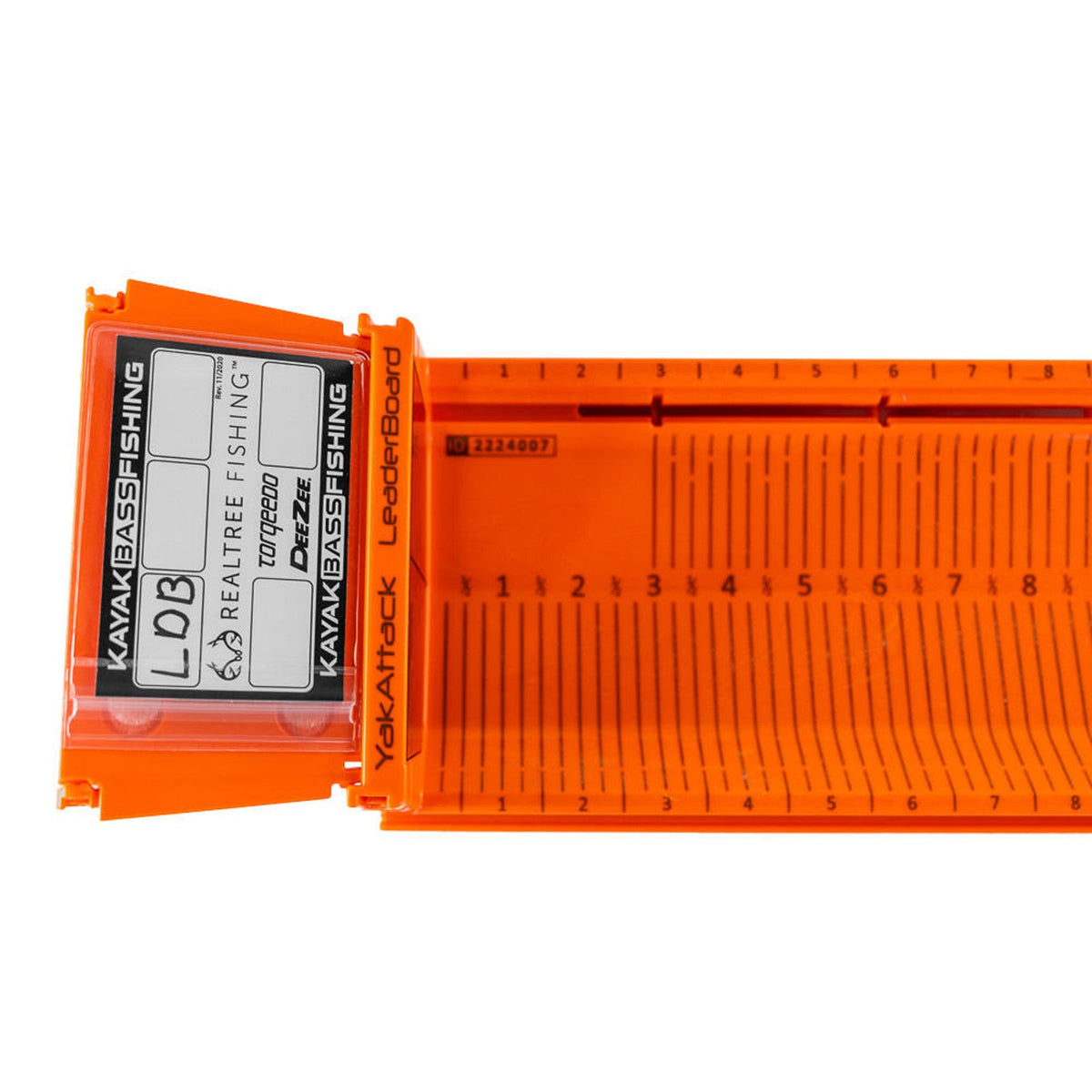 LeaderBoard -28" Measuring Board with Built-In Identifier Holders and Cull Tabs, Orange