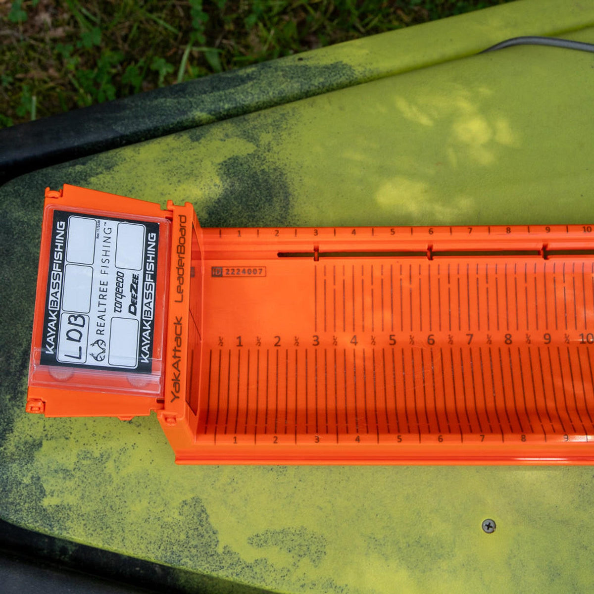 LeaderBoard -28" Measuring Board with Built-In Identifier Holders and Cull Tabs, Orange