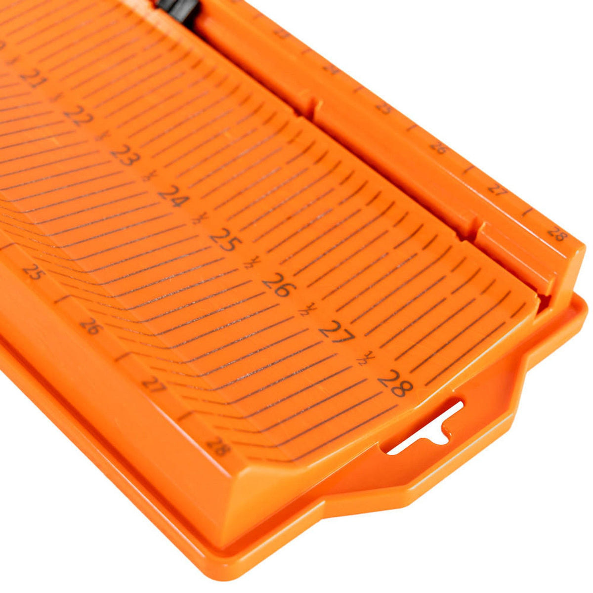 LeaderBoard -28" Measuring Board with Built-In Identifier Holders and Cull Tabs, Orange