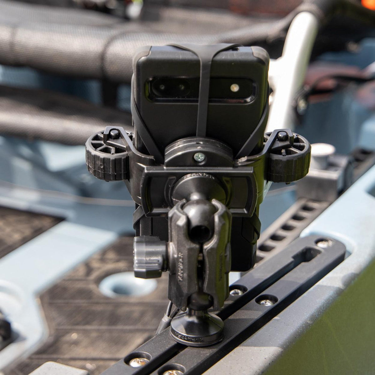 RotoGrip Phone Holder with 1" Screwball Track Mount