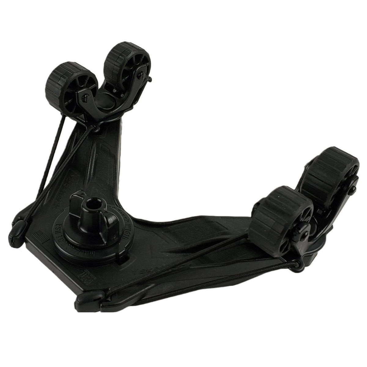 DoubleHeader with dual ParkNPole RotoGrips, Black